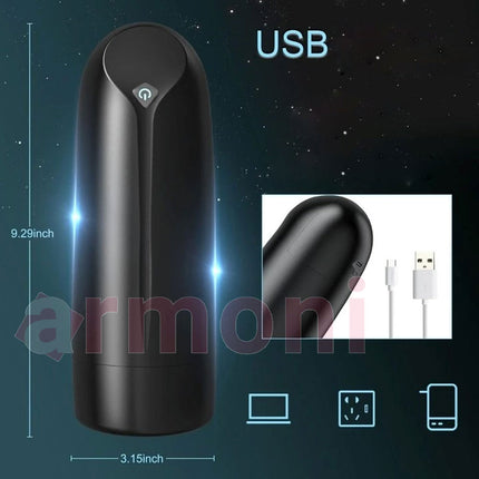 Zona Masturbatör 7 Farkli Titresim ve 5 Çesit Emisli USB Sarjli