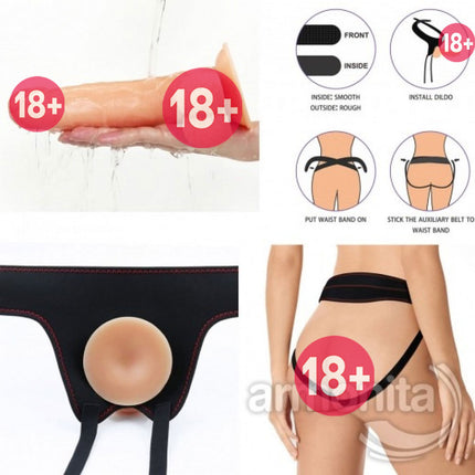 Lovetoy Ingen Belden Baglamali Strap-on Dildo