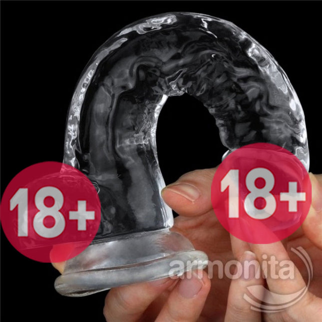 Seffaf Jel Doku Vantuzlu Dildo