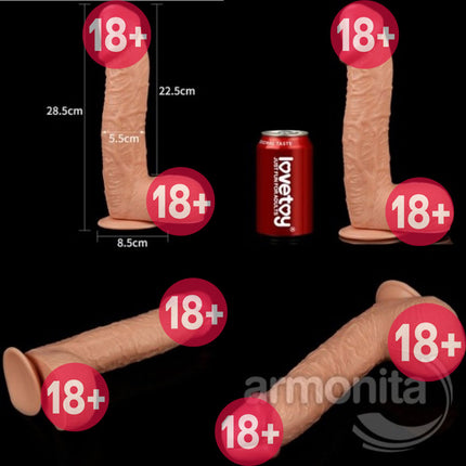 Kalin Vantuzlu Damarli Realistik Dildo