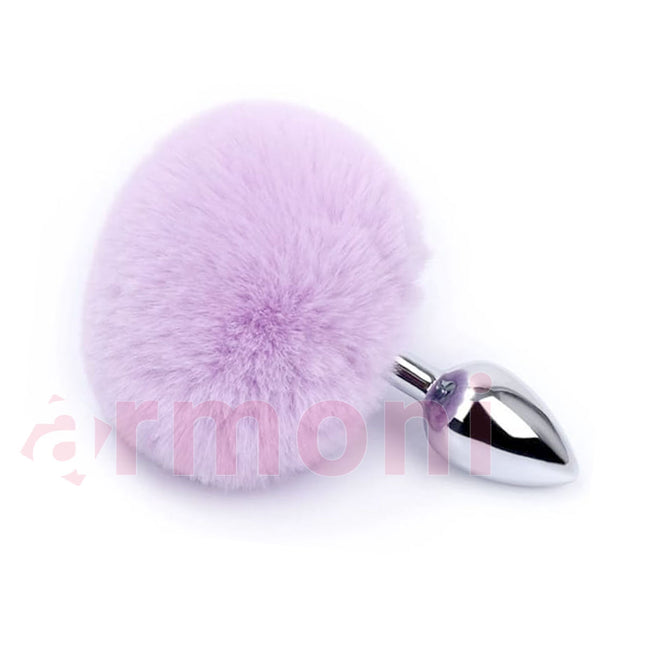 Mavi Tavsan Kuyruklu Metal Anal Tapa Small 7.20cm X 2.80cm