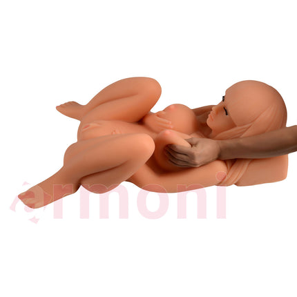 Angena Tam Realistik Manken Vajinal Anal Mastürbatör