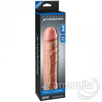 X-TENSIONS PERFECT 2 Uzatmali Realistik Penis Kilifi