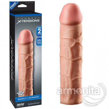 X-TENSIONS PERFECT 2 Uzatmali Realistik Penis Kilifi