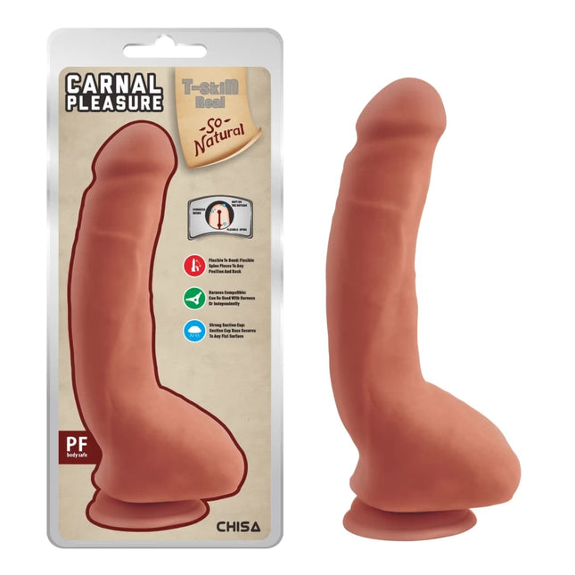 Süper Gerçekçi Doku Latin Carnal Realistik Dildo