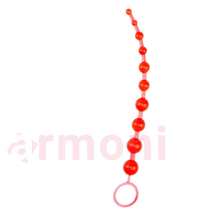 Hot Storm Baslangiç Fantezi Vibratör Seti Anal Boncuk ve Ereksiyon Halkasi 17 cm X 4 cm X 2,5 cm