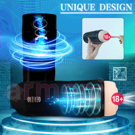 Truda 5 Frekansli Titresim, Otomatik Emisli ve Motorlu Masturbatör USB Sarjli