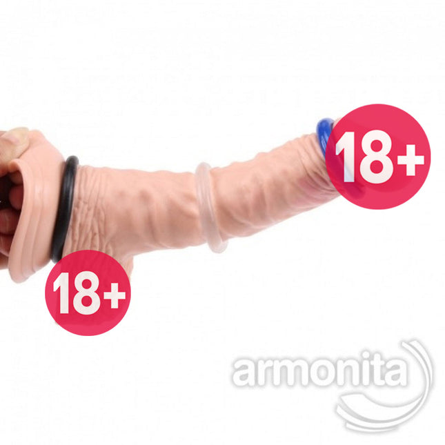 Kalin Silikon 3 Farkli Renkte Penis Halkasi