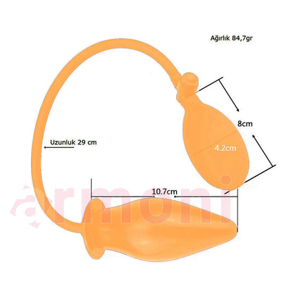 Ten Rengi Anal Açici Sisme Tapa 11 cm X 3 cm ve 5 cm