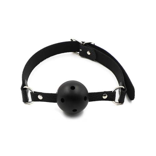 NOXXX Delikli Agiz Topu - Siyah