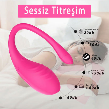 Telefon Kontrollü Çok Amaçli G Noktasi ve Klitoral Vibratör - Sizdirmaz Gövde