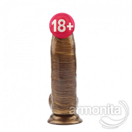 Esnek Gold Latin Vantuzlu Realistik Dildo