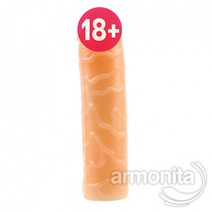 Ten Rengi Damarli Uzatmali Penis Kilifi