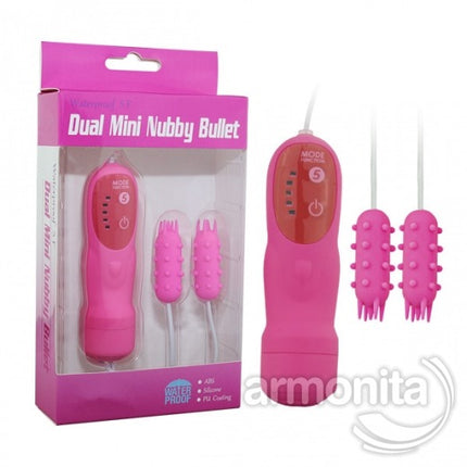 Güçlü Titresimli 5 Fonksiyonlu 2li Mini Rose Orgazm Topu