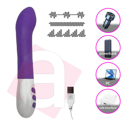 10 Fonksiyonlu Sarjli G-Spot Orgazm Vibratörü 15,5cm X 4,2cm