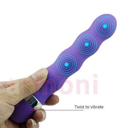 3 Nokta Uyaricili Bogumlu Vibratör – Hedef Odakli Zevk Deneyimi 14cm X 2,8 cm