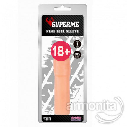 SuperMe Ten Rengi Gerçek Doku Penis Kilifi