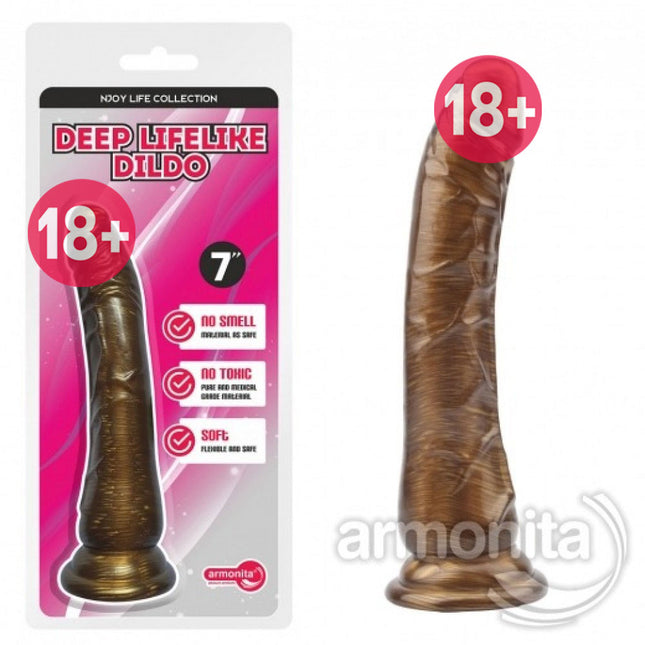 Mike Hawk Vantuzlu Realistik Dildo