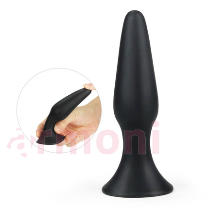 LURE ME Silikon Vantuz Tabanli Anal Plug – Large 12,5cm X 3cm