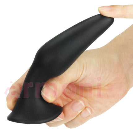 LURE ME Silikon Vantuz Tabanli Anal Plug – Large 12,5cm X 3cm