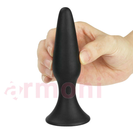 LURE ME Silikon Vantuz Tabanli Anal Plug – Large 12,5cm X 3cm
