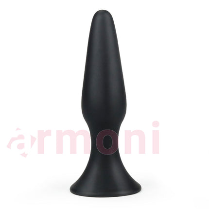 LURE ME Silikon Vantuz Tabanli Anal Plug – Large 12,5cm X 3cm
