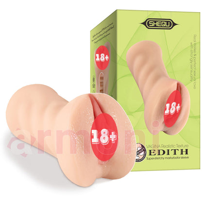 Vajina Seklinde Cep Tipi Yapay Realistik Vajina Edith