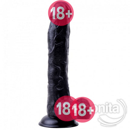 Damarli Kalin Siyah Realistik Dildo