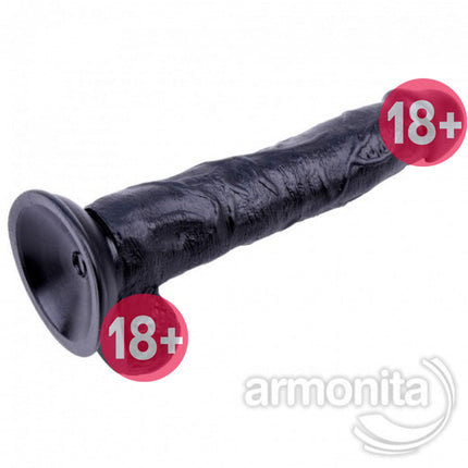 Damarli Kalin Siyah Realistik Dildo